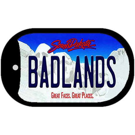 Badlands South Dakota Novelty Metal Dog Tag Necklace DT-9954