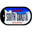 South Dakota Novelty Metal Dog Tag Necklace DT-9955