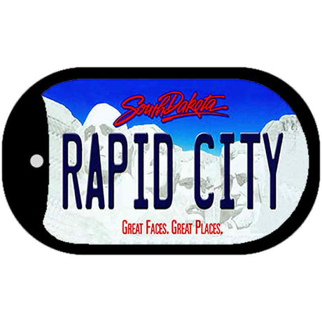 Rapid City South Dakota Novelty Metal Dog Tag Necklace DT-9956