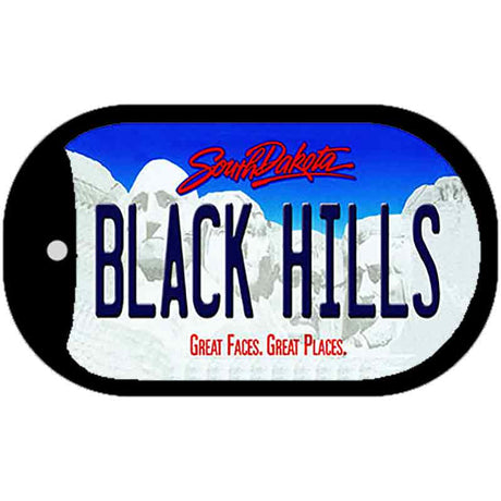 Black Hills South Dakota Novelty Metal Dog Tag Necklace DT-9957