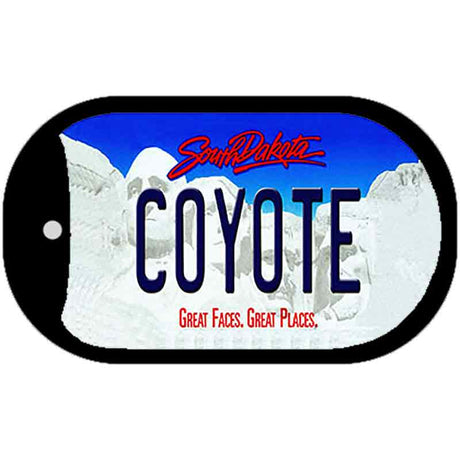 Coyote South Dakota Novelty Metal Dog Tag Necklace DT-9961