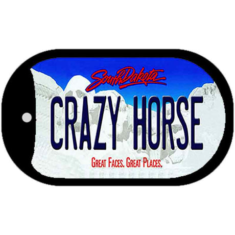 Crazy Horse South Dakota Novelty Metal Dog Tag Necklace DT-9964