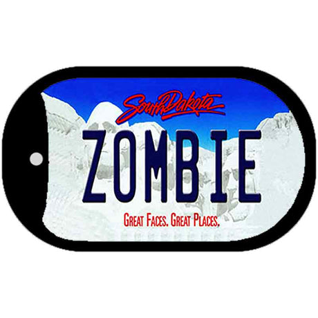 Zombie South Dakota Novelty Metal Dog Tag Necklace DT-9977