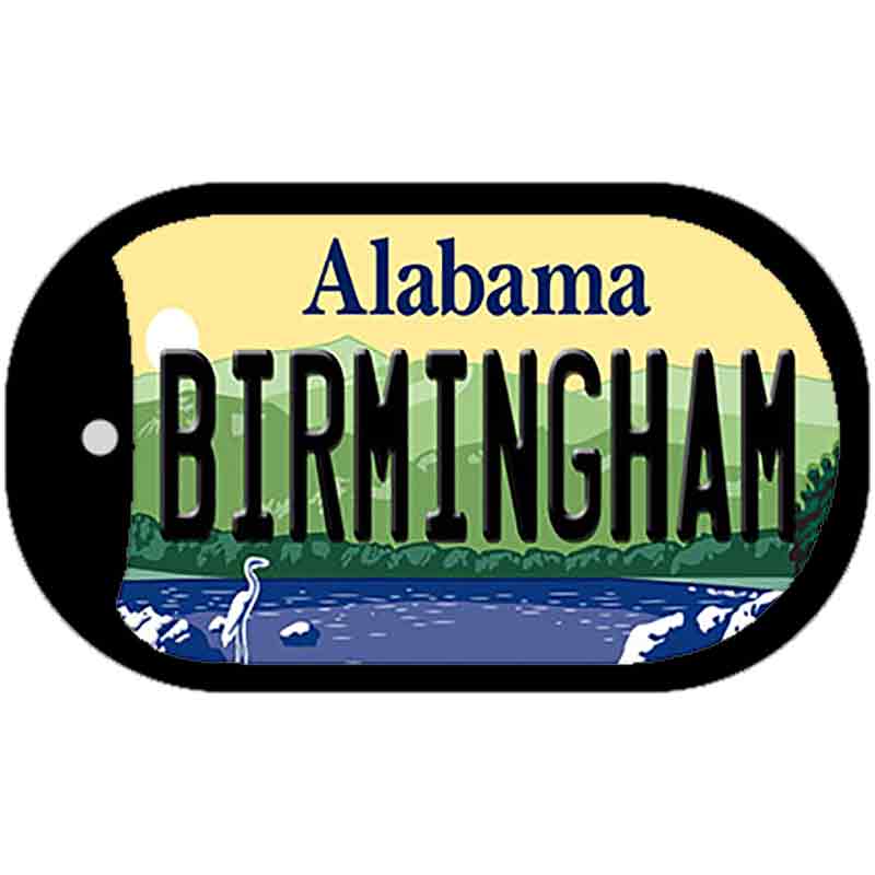 Birmingham Alabama Novelty Metal Dog Tag Necklace DT-9985