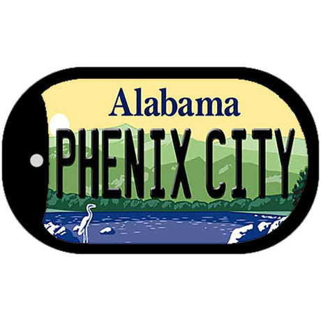 Phenix City Alabama Novelty Metal Dog Tag Necklace DT-9992