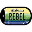 Rebel Alabama Novelty Metal Dog Tag Necklace DT-9999