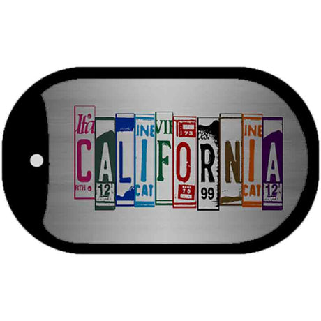 California License Plate Art Novelty Metal Dog Tag Necklace