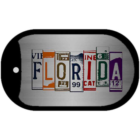 Florida License Plate Art Novelty Metal Dog Tag Necklace