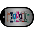 Hawaii License Plate Art Novelty Metal Dog Tag Necklace