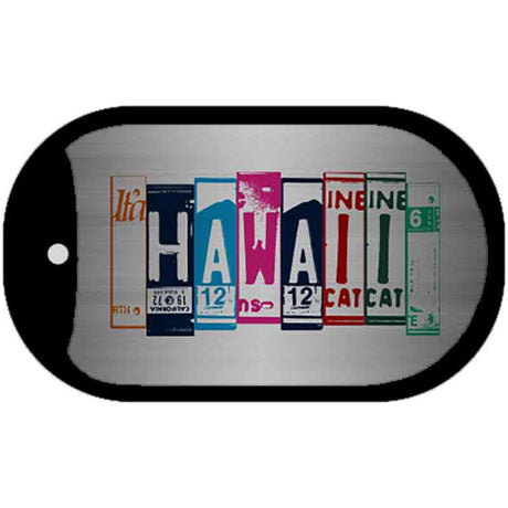 Hawaii License Plate Art Novelty Metal Dog Tag Necklace