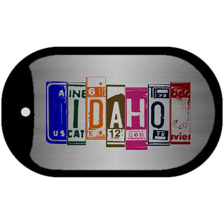 Idaho License Plate Art Novelty Metal Dog Tag Necklace