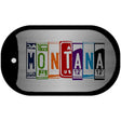 Montana License Plate Art Novelty Metal Dog Tag Necklace