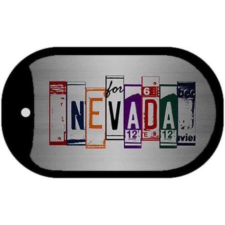 Nevada License Plate Art Novelty Metal Dog Tag Necklace