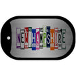 New Hampshire License Plate Art Wholesale Novelty Metal Dog Tag Necklace