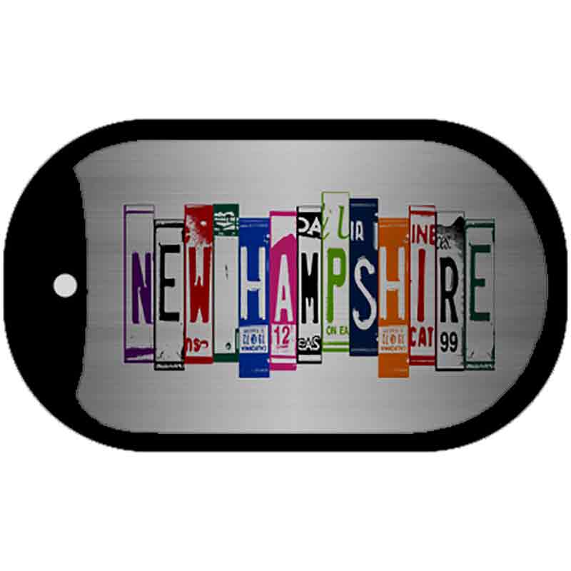 New Hampshire License Plate Art Wholesale Novelty Metal Dog Tag Necklace