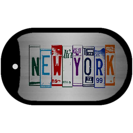 New York License Plate Art Novelty Metal Dog Tag Necklace