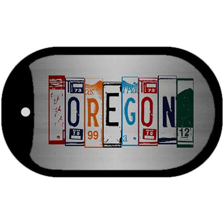 Oregon License Plate Art Novelty Metal Dog Tag Necklace