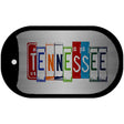 Tennessee License Plate Art Novelty Metal Dog Tag Necklace