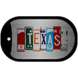 Texas License Plate Art Novelty Metal Dog Tag Necklace