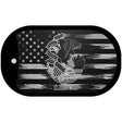 Illinois Carbon Fiber Brushed Aluminum Novelty Metal Dog Tag Necklace DTC-1105