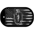 Massachusetts Carbon Fiber Brushed Aluminum Novelty Metal Dog Tag Necklace DTC-1113