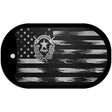 Nevada Carbon Fiber Brushed Aluminum Novelty Metal Dog Tag Necklace DTC-1120