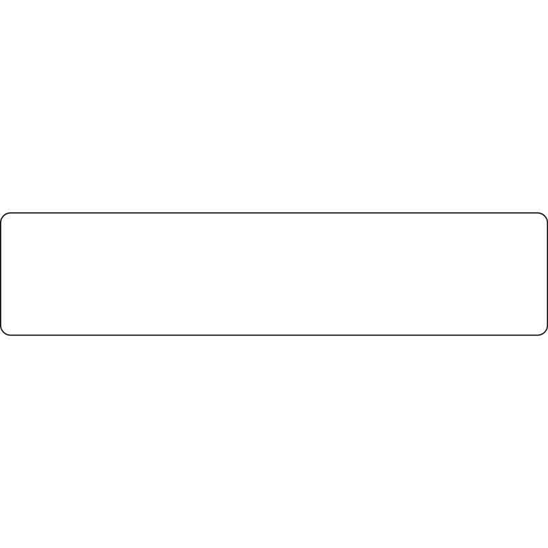 White Dye Sublimation European (no holes) License Plate Tag EP-000