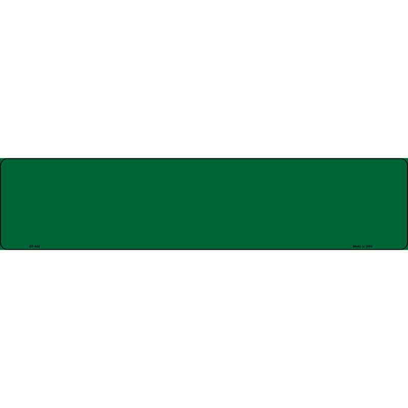 Green Novelty Metal European License Plate Tag EP-054