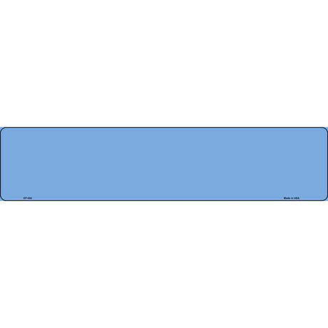 Light Blue Novelty Metal European License Plate Tag EP-062