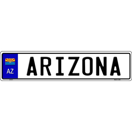 Arizona Novelty Metal European License Plate Tag EP-071