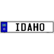 Idaho Novelty Metal European License Plate Tag EP-080