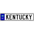 Kentucky Novelty Metal European License Plate Tag EP-085