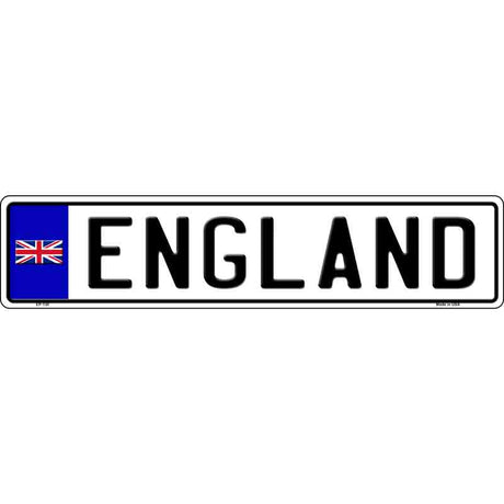 England Novelty Metal European License Plate