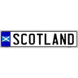 Scotland Novelty Metal European License Plate