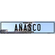 Anasco Puerto Rico Novelty Metal European License Plate