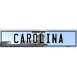 Carolina Puerto Rico Novelty Metal European License Plate