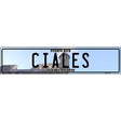 Ciales Puerto Rico Novelty Metal European License Plate