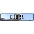 Cidra Puerto Rico Novelty Metal European License Plate