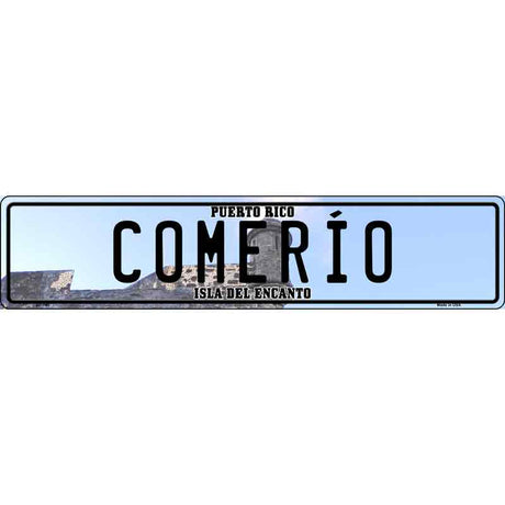 Comerio Puerto Rico Novelty Metal European License Plate