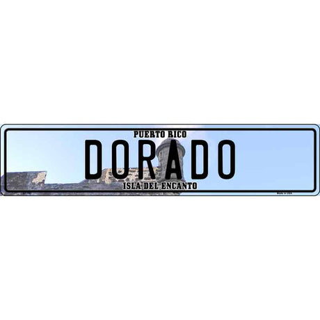 Dorado Puerto Rico Novelty Metal European License Plate