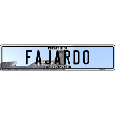 Fajardo Puerto Rico Novelty Metal European License Plate