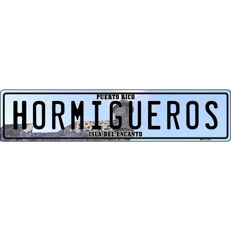 Hormigueros Puerto Rico Novelty Metal European License Plate