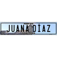 Juana Diaz Puerto Rico Novelty Metal European License Plate