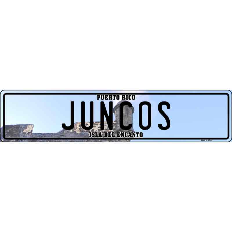 Juncos Puerto Rico Novelty Metal European License Plate