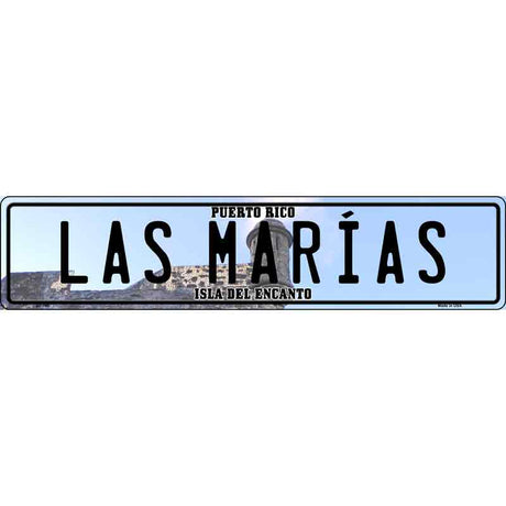 Las Marias Puerto Rico Novelty Metal European License Plate