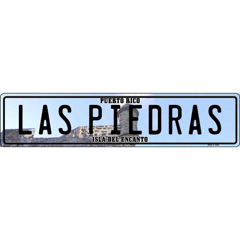 Las Piedras Puerto Rico Novelty Metal European License Plate