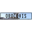 Orocovis Puerto Rico Novelty Metal European License Plate