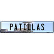 Patillas Puerto Rico Novelty Metal European License Plate