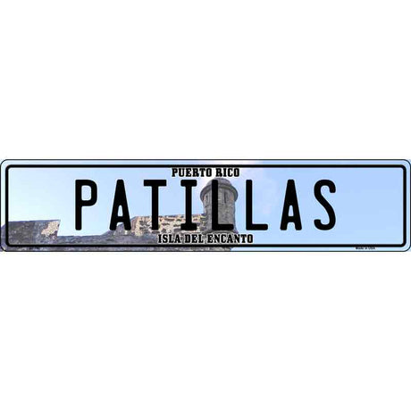 Patillas Puerto Rico Novelty Metal European License Plate