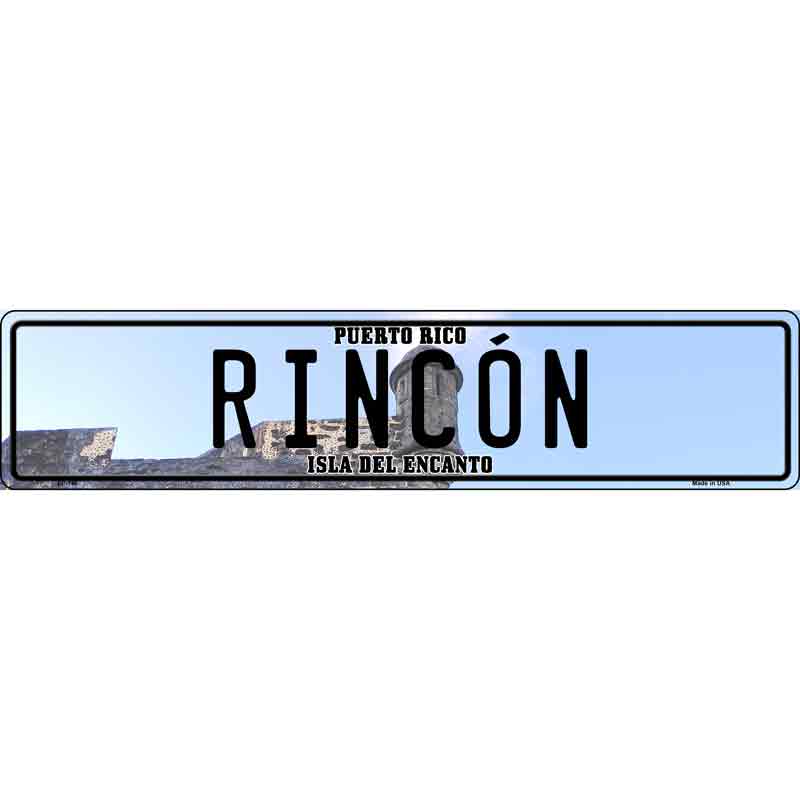 Rincon Puerto Rico Novelty Metal European License Plate